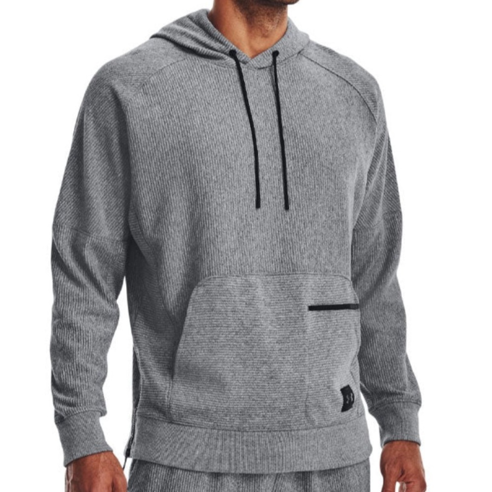 Under Armour Ottoman Gray Pullover Hoodie, size S